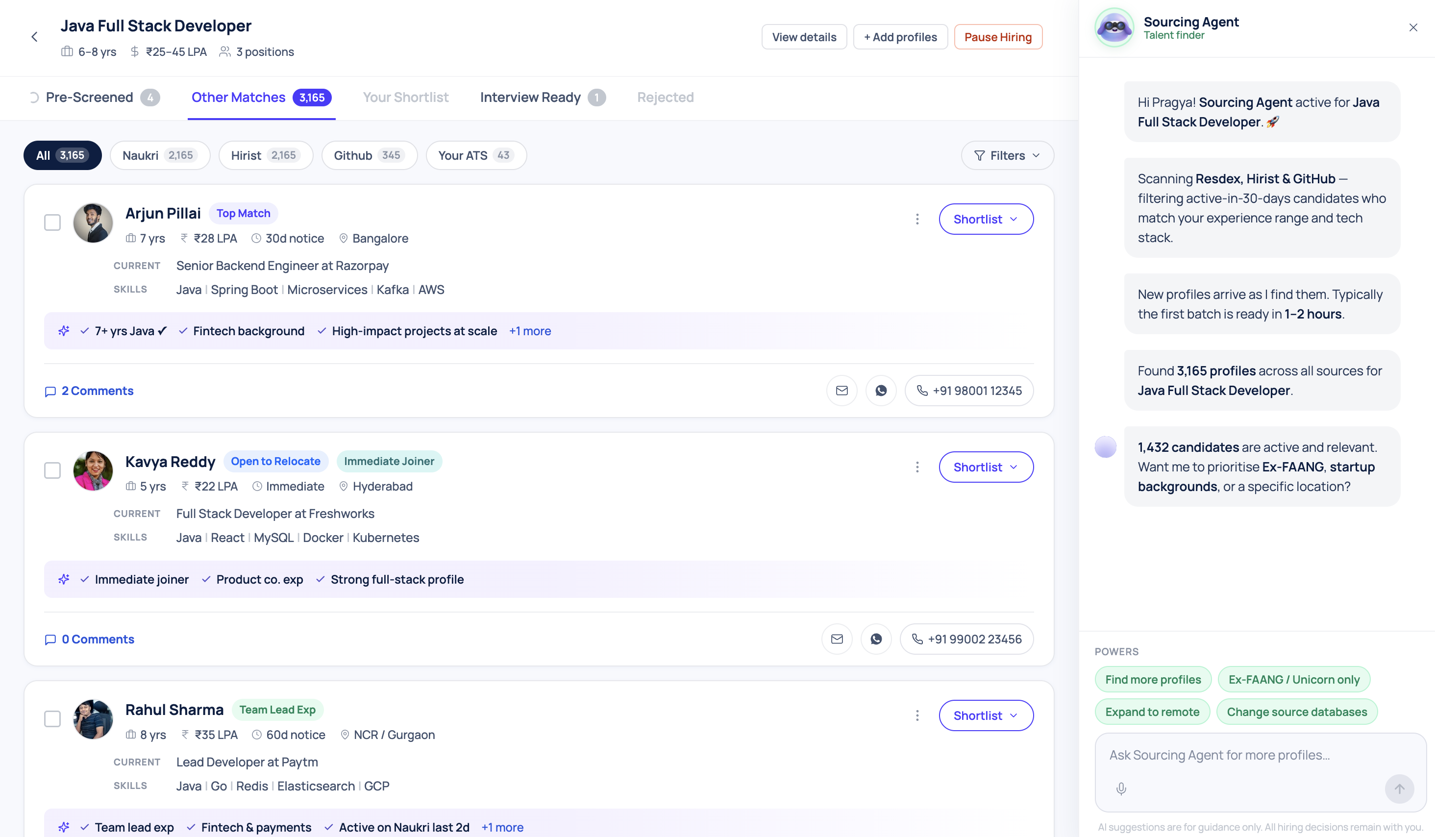 Concept — one persistent mandate canvas